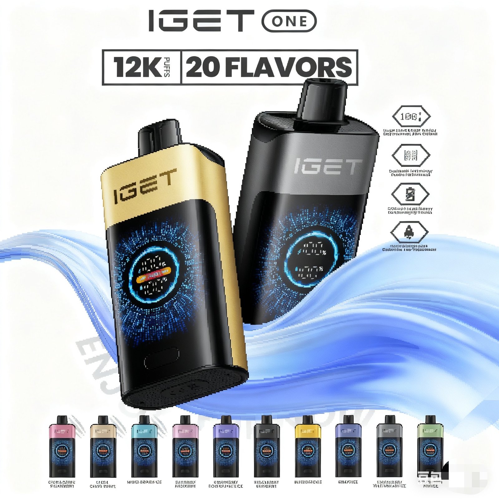 Iget one 12k 20flavors Original, Australia